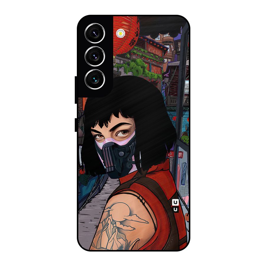 Money Heist Tokyo Mask Metal Back Case for Galaxy S22 5G