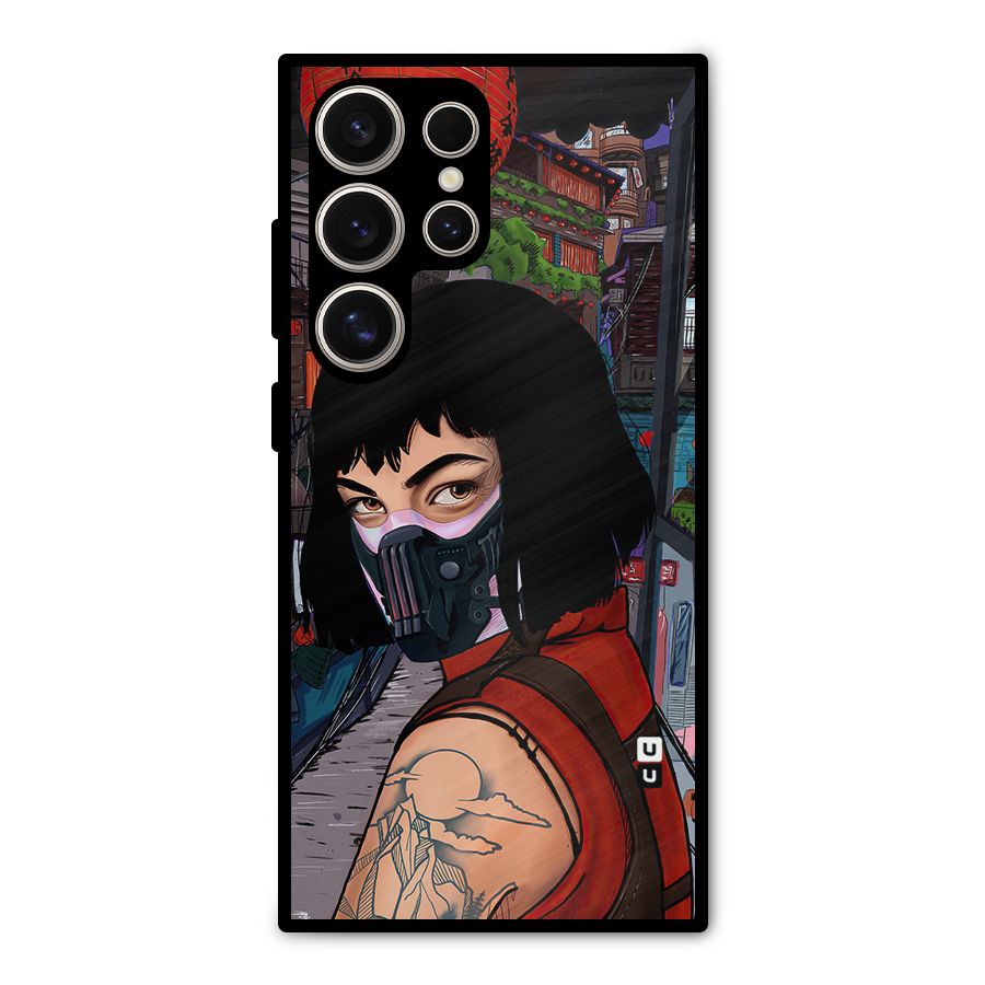 Money Heist Tokyo Mask Metal Back Case for Galaxy S24 Ultra