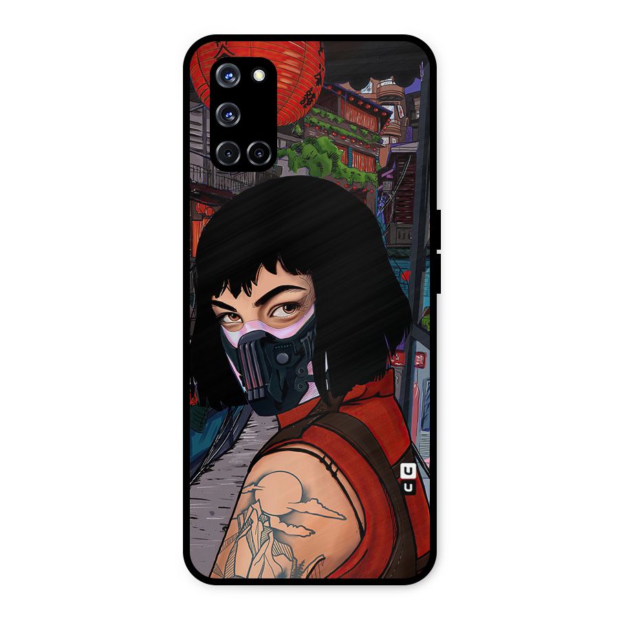 Money Heist Tokyo Mask Metal Back Case for Oppo A52