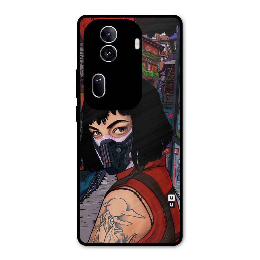 Money Heist Tokyo Mask Metal Back Case for Oppo Reno11 Pro 5G