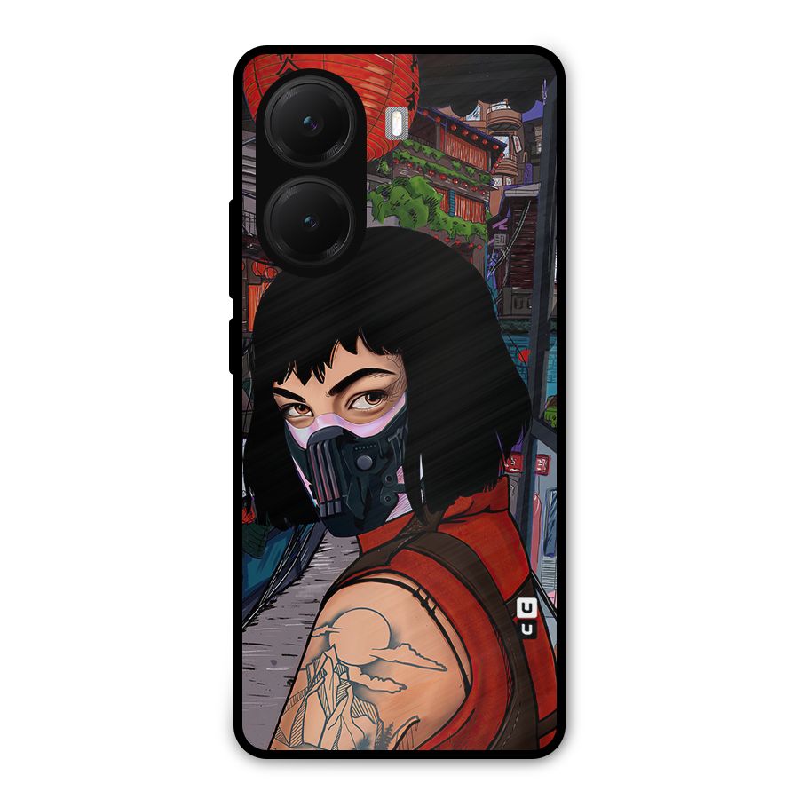 Money Heist Tokyo Mask Metal Back Case for Poco X7 Pro