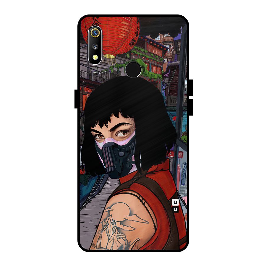 Money Heist Tokyo Mask Metal Back Case for Realme 3