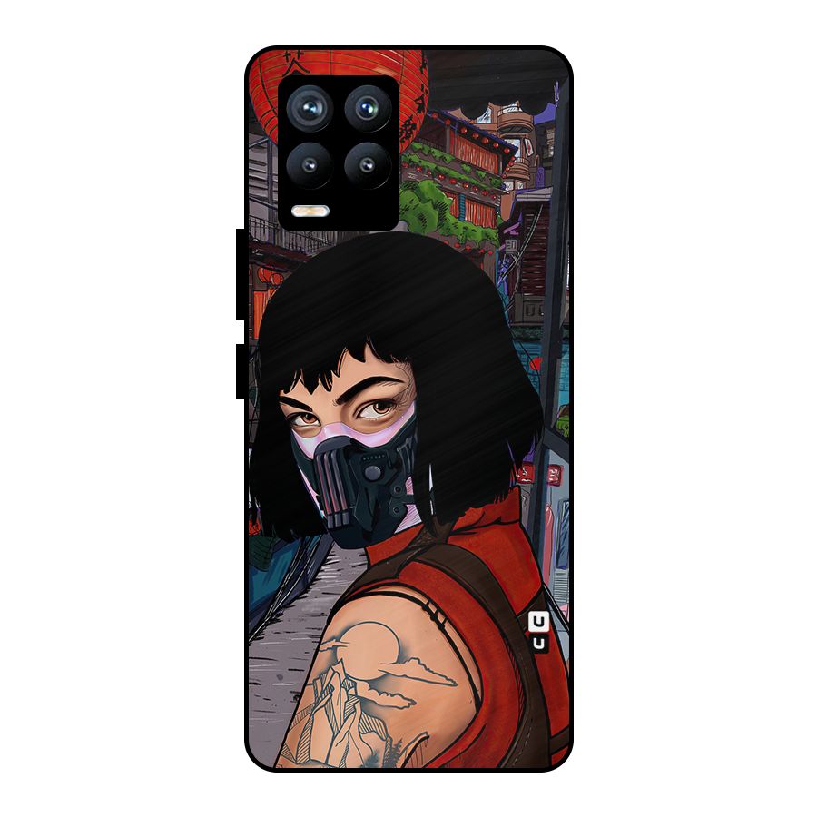 Money Heist Tokyo Mask Metal Back Case for Realme 8 Pro