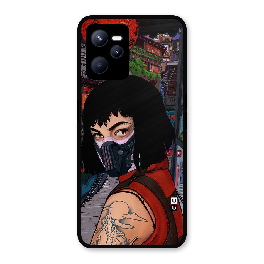 Money Heist Tokyo Mask Metal Back Case for Realme C35