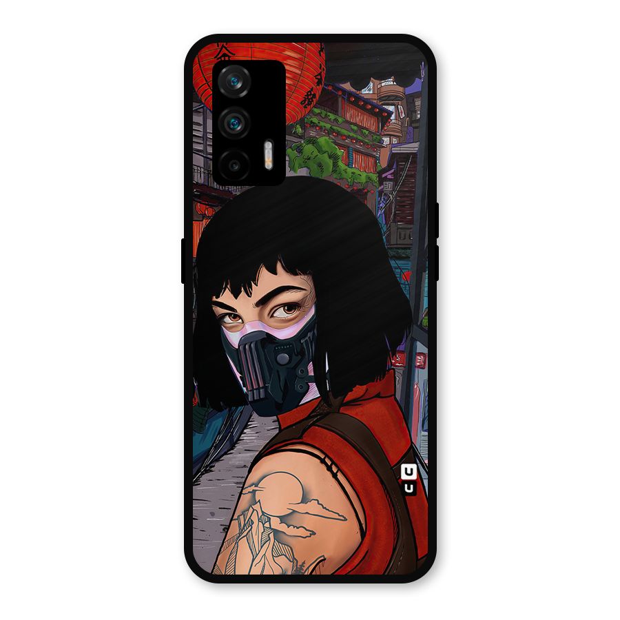 Money Heist Tokyo Mask Metal Back Case for Realme GT 5G