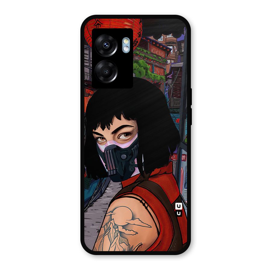 Money Heist Tokyo Mask Metal Back Case for Realme Narzo 50 5G