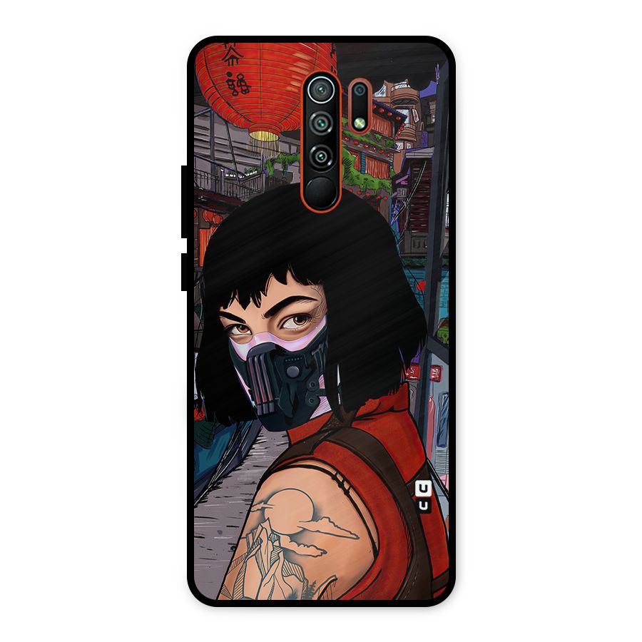 Money Heist Tokyo Mask Metal Back Case for Redmi 9 Prime