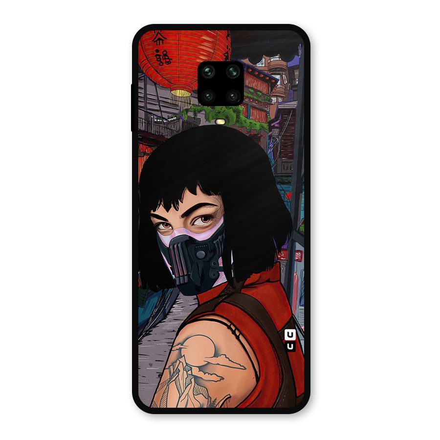 Money Heist Tokyo Mask Metal Back Case for Redmi Note 10 Lite