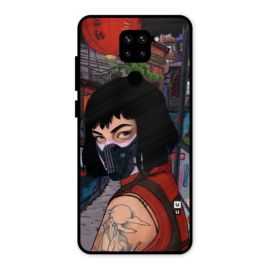 Money Heist Tokyo Mask Metal Back Case for Redmi Note 9