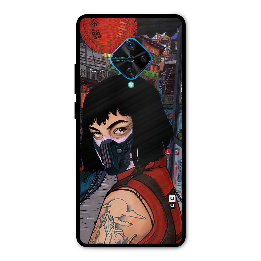Money Heist Tokyo Mask Metal Back Case for Vivo S1 Pro