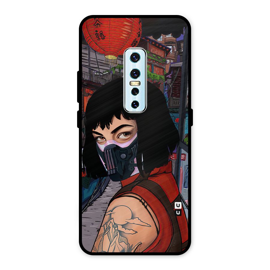 Money Heist Tokyo Mask Metal Back Case for Vivo V17 Pro