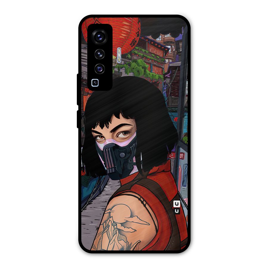 Money Heist Tokyo Mask Metal Back Case for Vivo X50