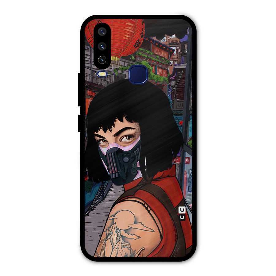 Money Heist Tokyo Mask Metal Back Case for Vivo Y15