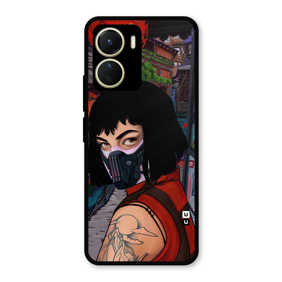 Money Heist Tokyo Mask Metal Back Case for Vivo Y16