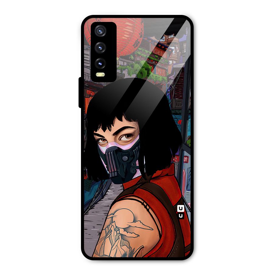 Money Heist Tokyo Mask Metal Back Case for Vivo Y20