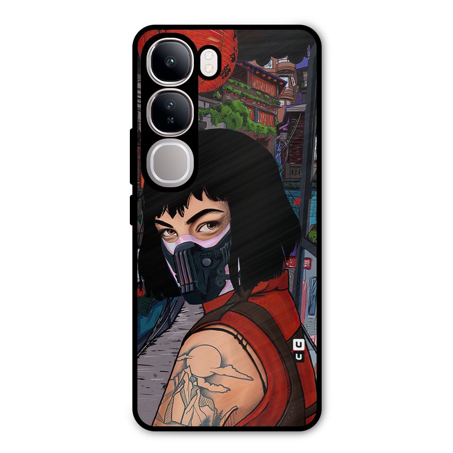 Money Heist Tokyo Mask Metal Back Case for Vivo Y300