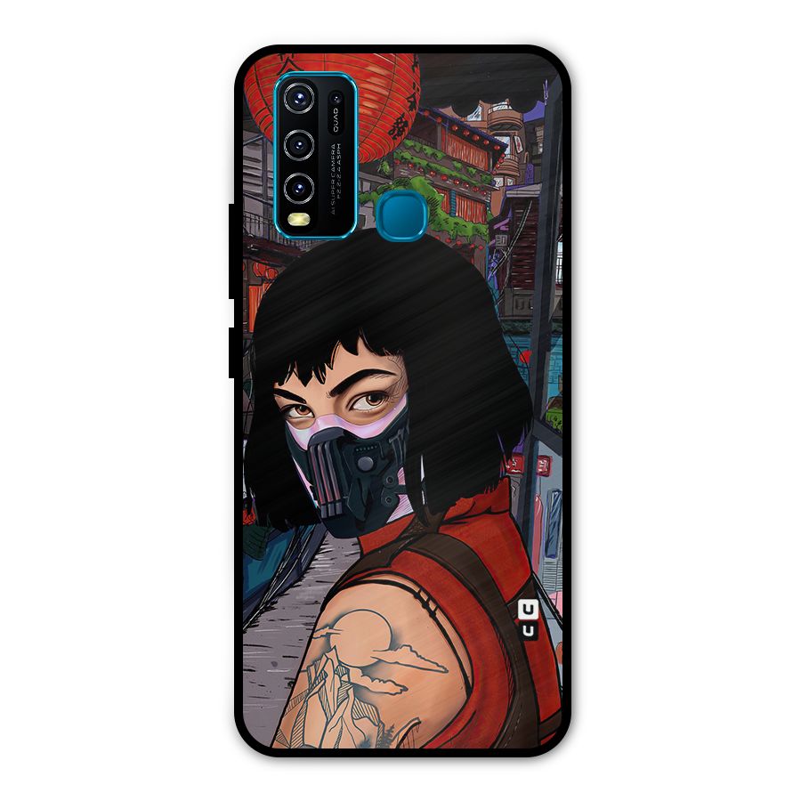 Money Heist Tokyo Mask Metal Back Case for Vivo Y50
