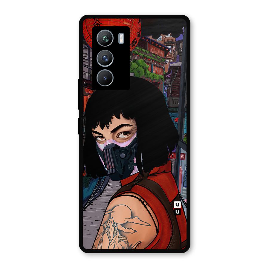 Money Heist Tokyo Mask Metal Back Case for iQOO 9 SE