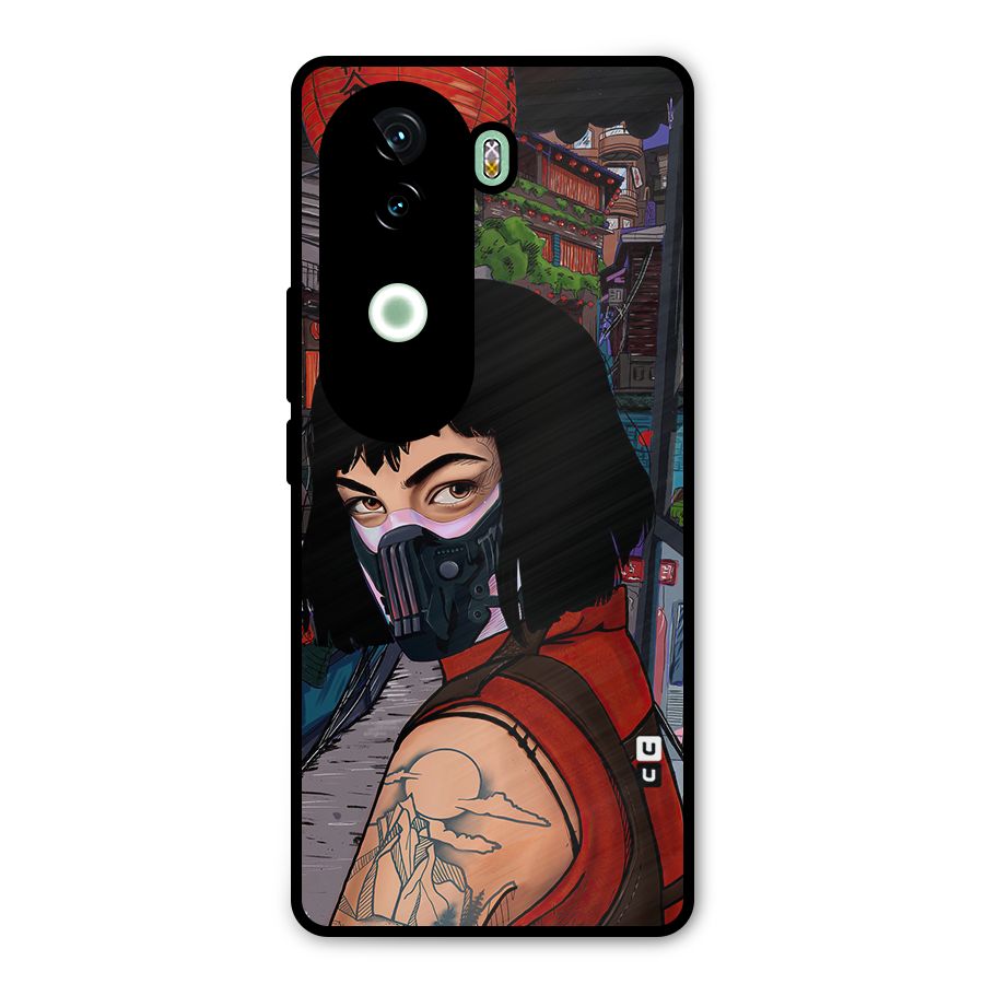 Money Heist Tokyo Mask Metal Back Case for iQOO Z9s