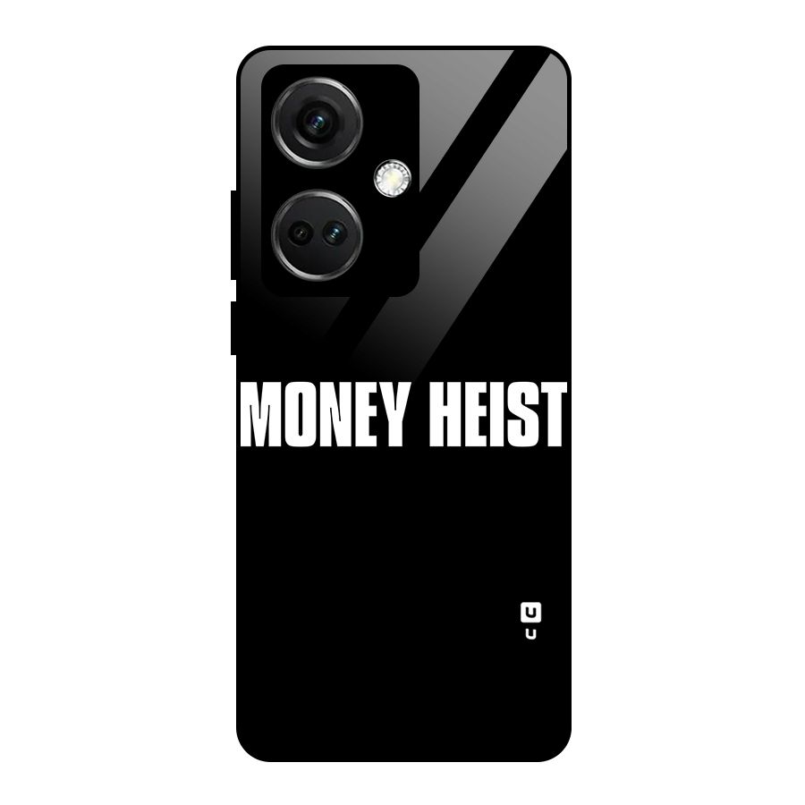 Money Heist Typography Glass Back Case for OnePlus Nord CE 3 5G