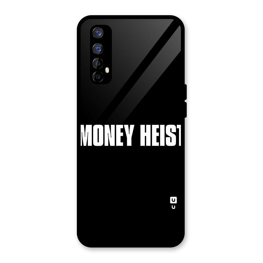 Money Heist Typography Glass Back Case for Realme 7