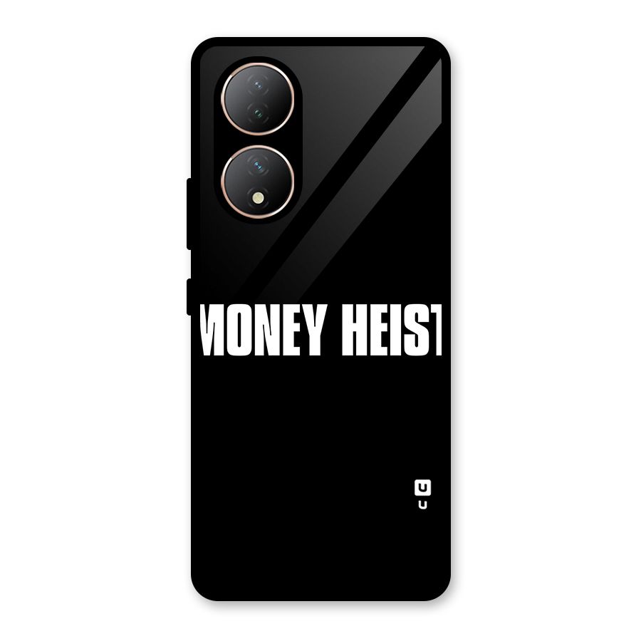Money Heist Typography Glass Back Case for Vivo Y100
