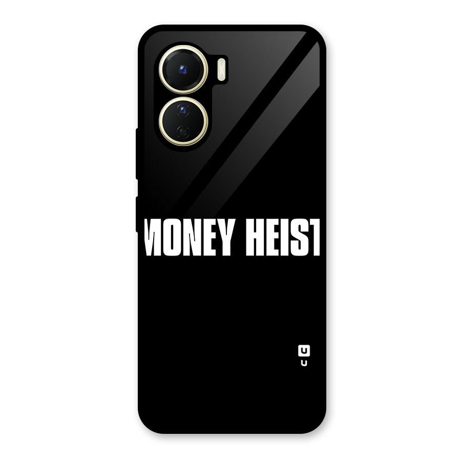 Money Heist Typography Glass Back Case for Vivo Y16