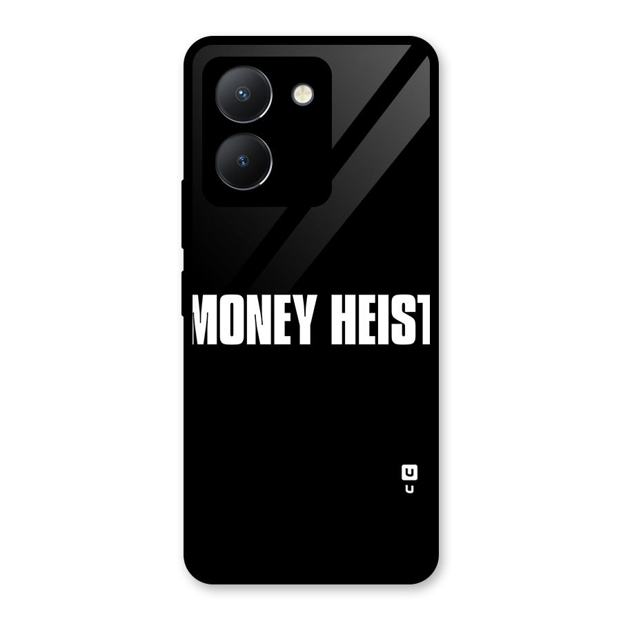 Money Heist Typography Glass Back Case for Vivo Y36