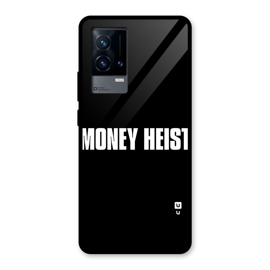 Money Heist Typography Glass Back Case for iQOO 9 5G