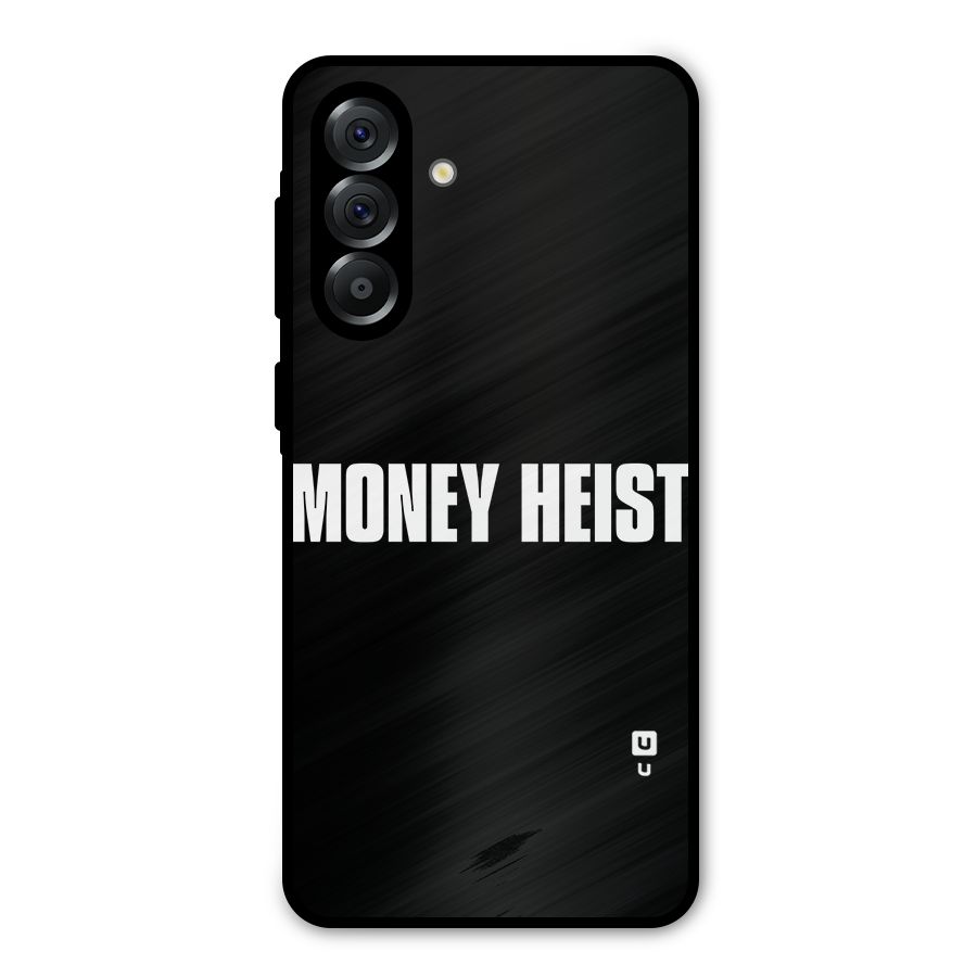 Money Heist Typography Metal Back Case for Galaxy A56