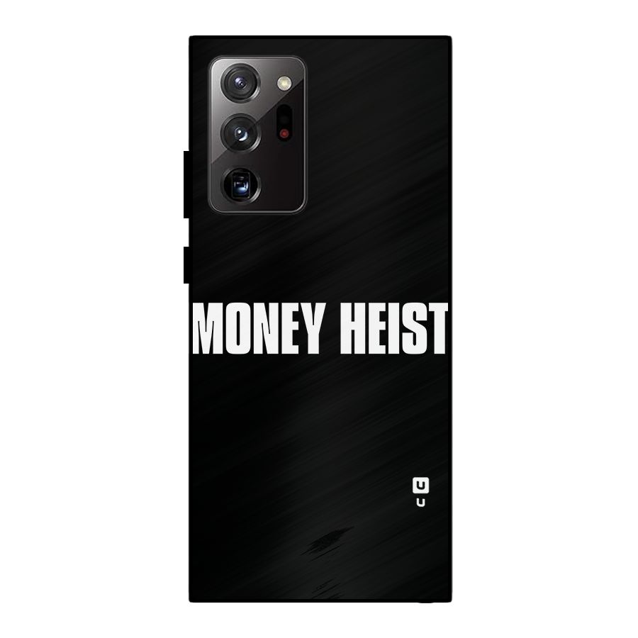 Money Heist Typography Metal Back Case for Galaxy Note 20 Ultra