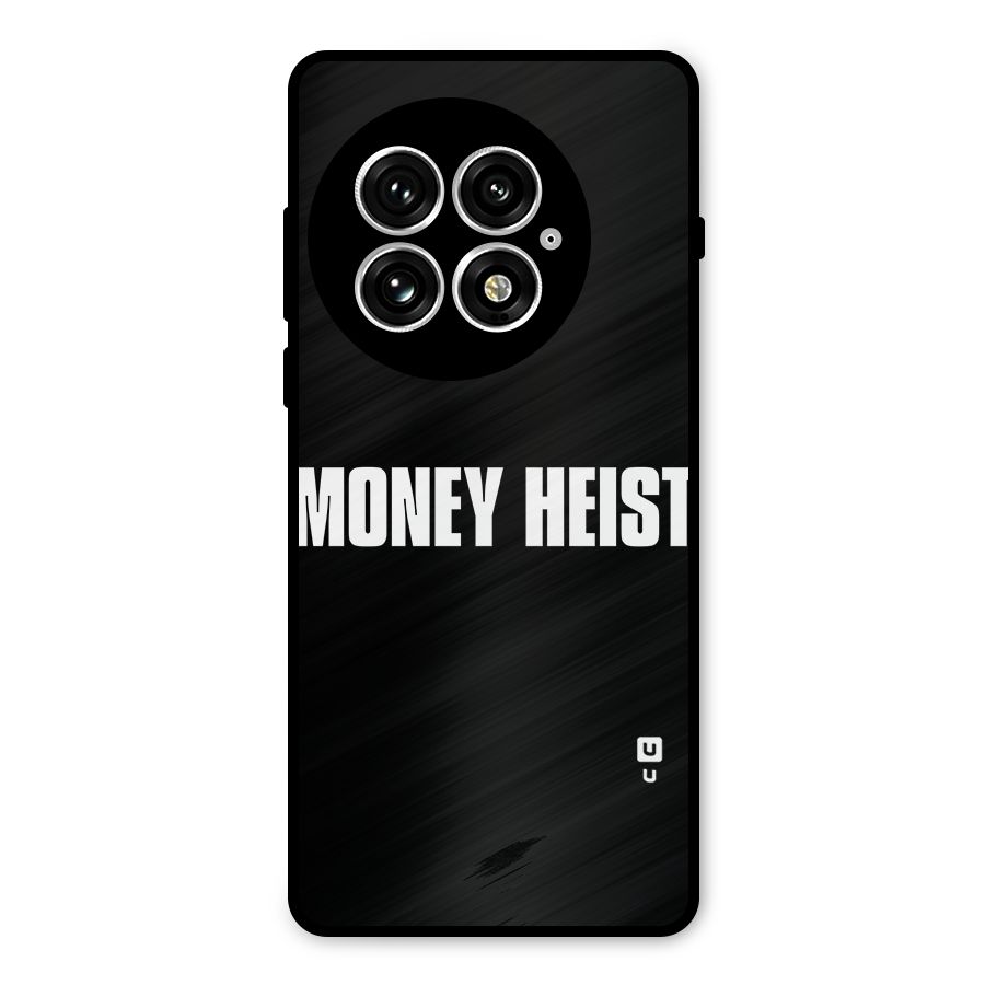 Money Heist Typography Metal Back Case for OnePlus 13