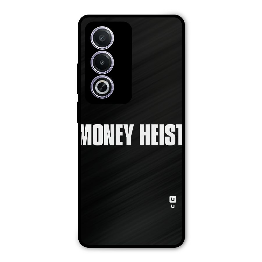 Money Heist Typography Metal Back Case for Oppo K12x