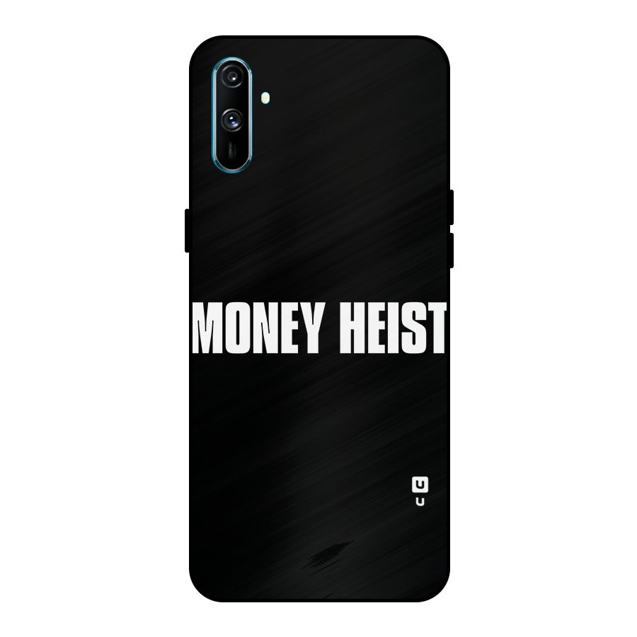 Money Heist Typography Metal Back Case for Realme C3
