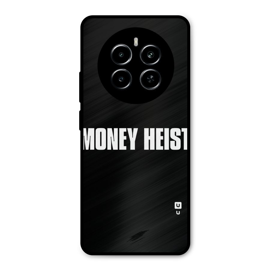 Money Heist Typography Metal Back Case for Realme P1