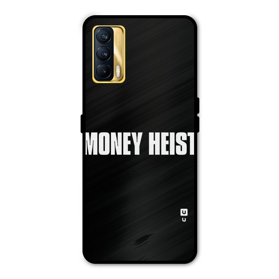 Money Heist Typography Metal Back Case for Realme X7