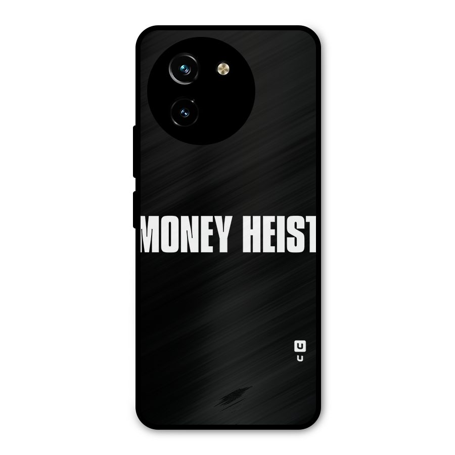 Money Heist Typography Metal Back Case for Vivo T3x