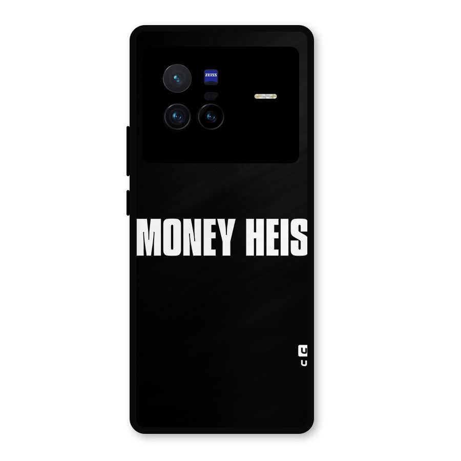 Money Heist Typography Metal Back Case for Vivo X80