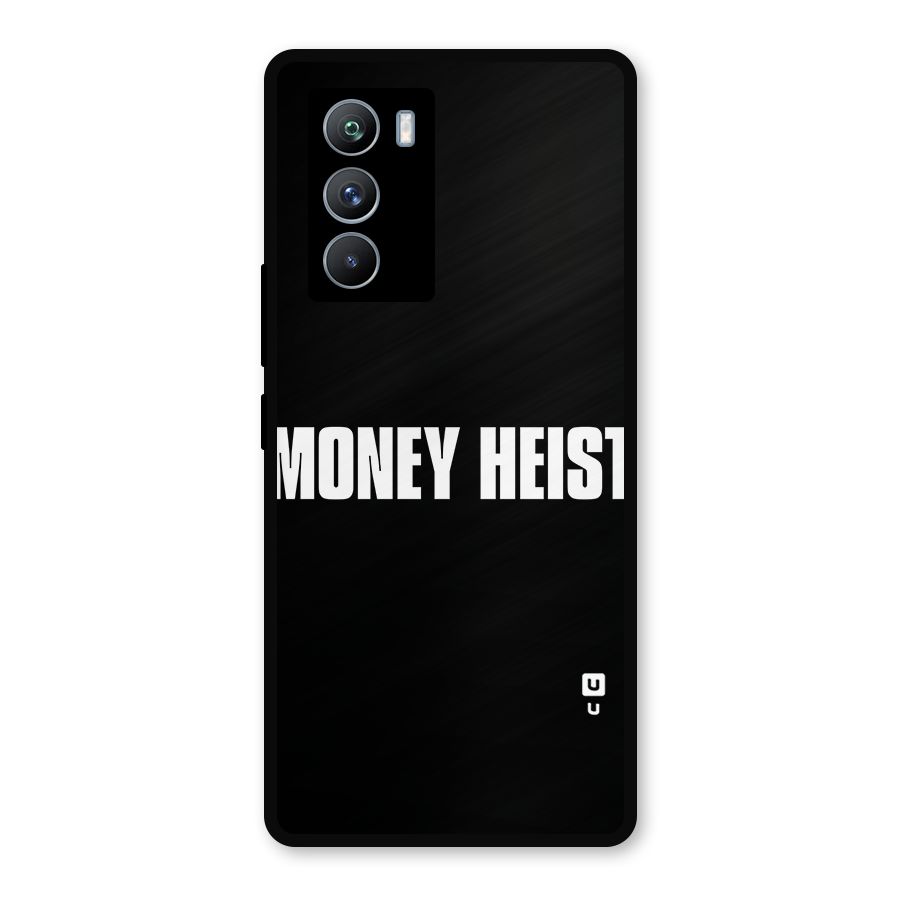 Money Heist Typography Metal Back Case for iQOO 9 SE