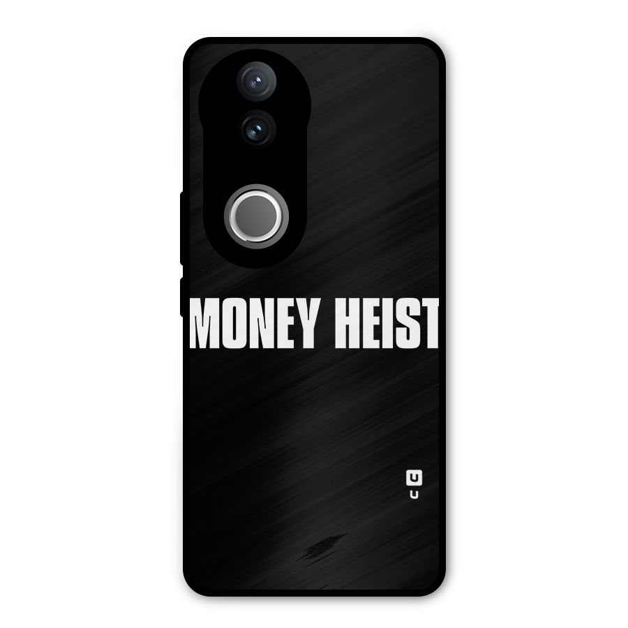 Money Heist Typography Metal Back Case for iQOO Z10R