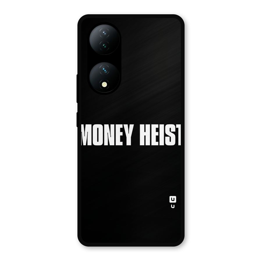 Money Heist Typography Metal Back Case for iQOO Z7s