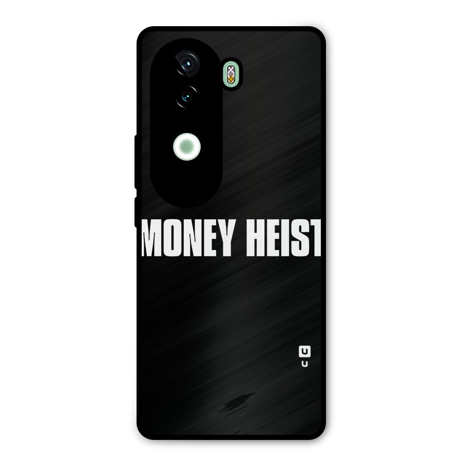 Money Heist Typography Metal Back Case for iQOO Z9s