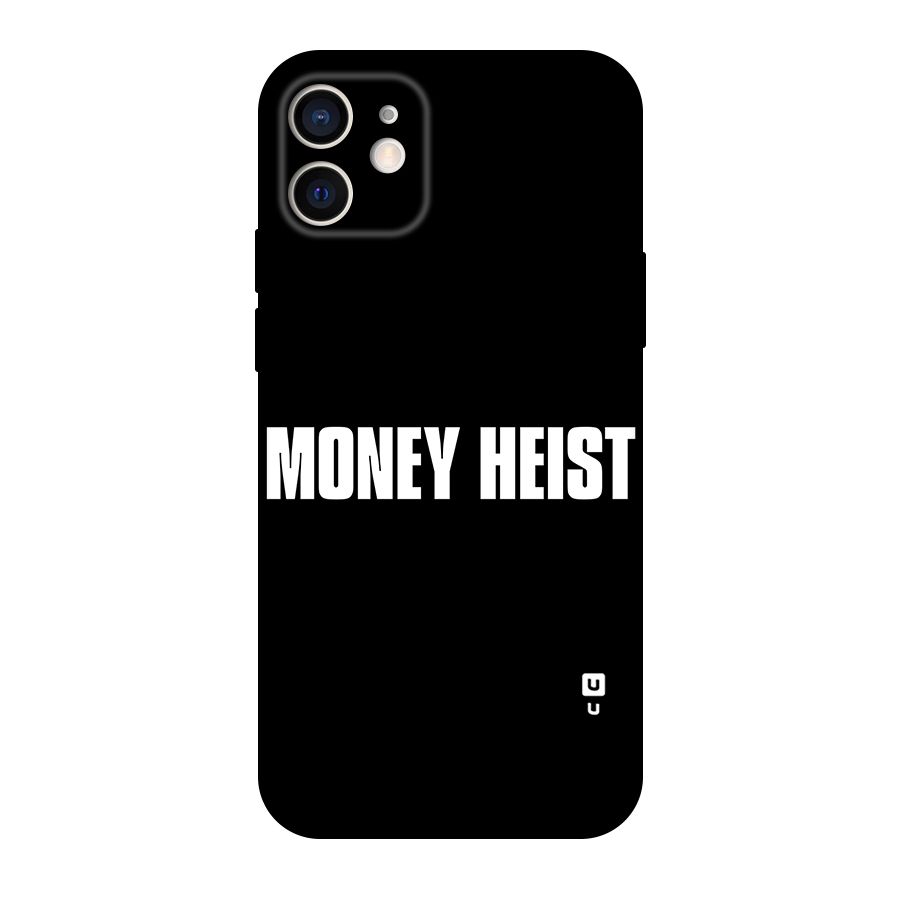 Money Heist Typography Original Polycarbonate Back Case for iPhone 12