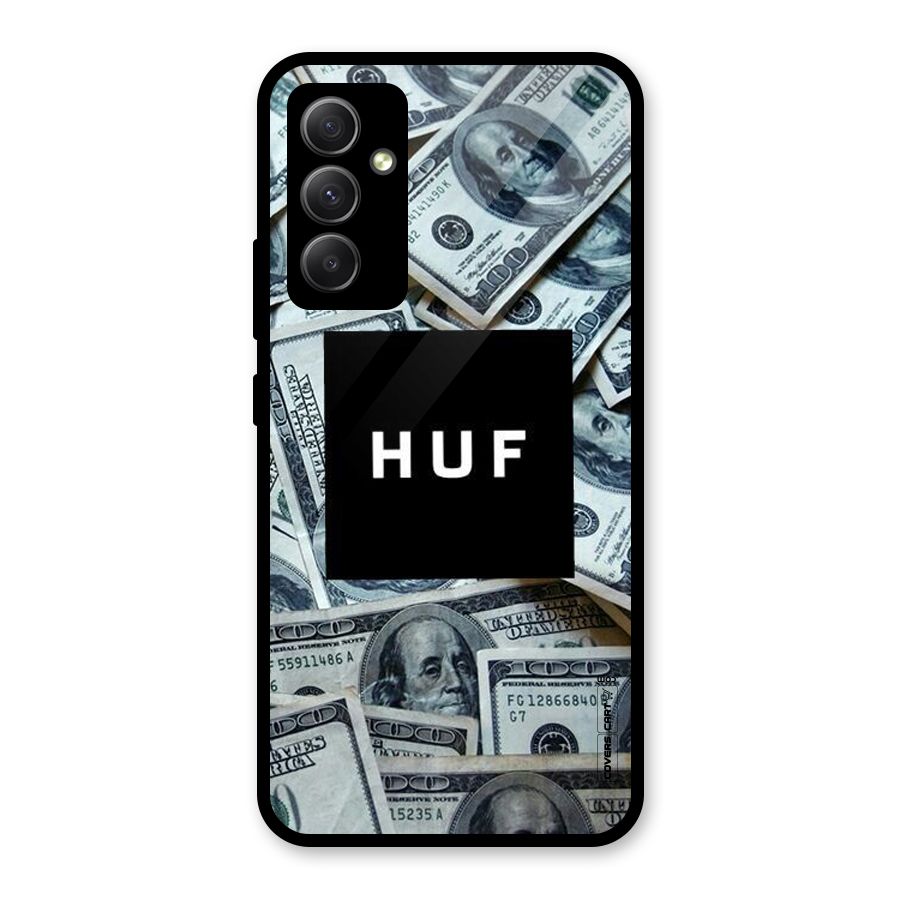 Money Life Glass Back Case for Galaxy A34