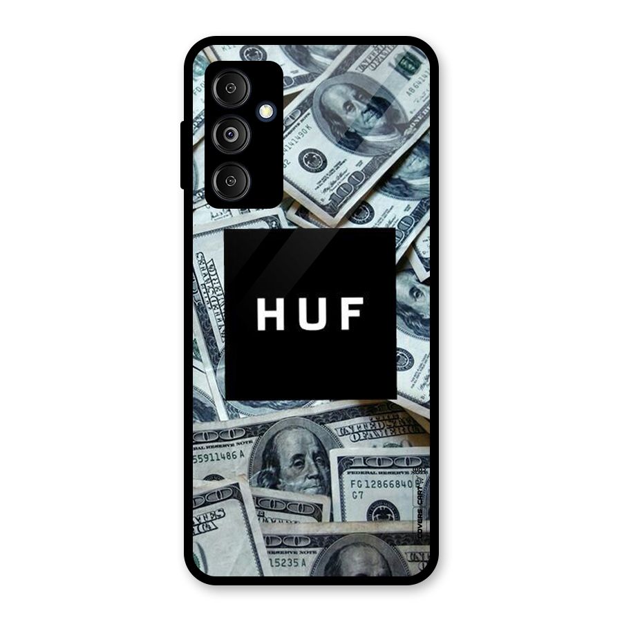 Money Life Glass Back Case for Galaxy M14 5G