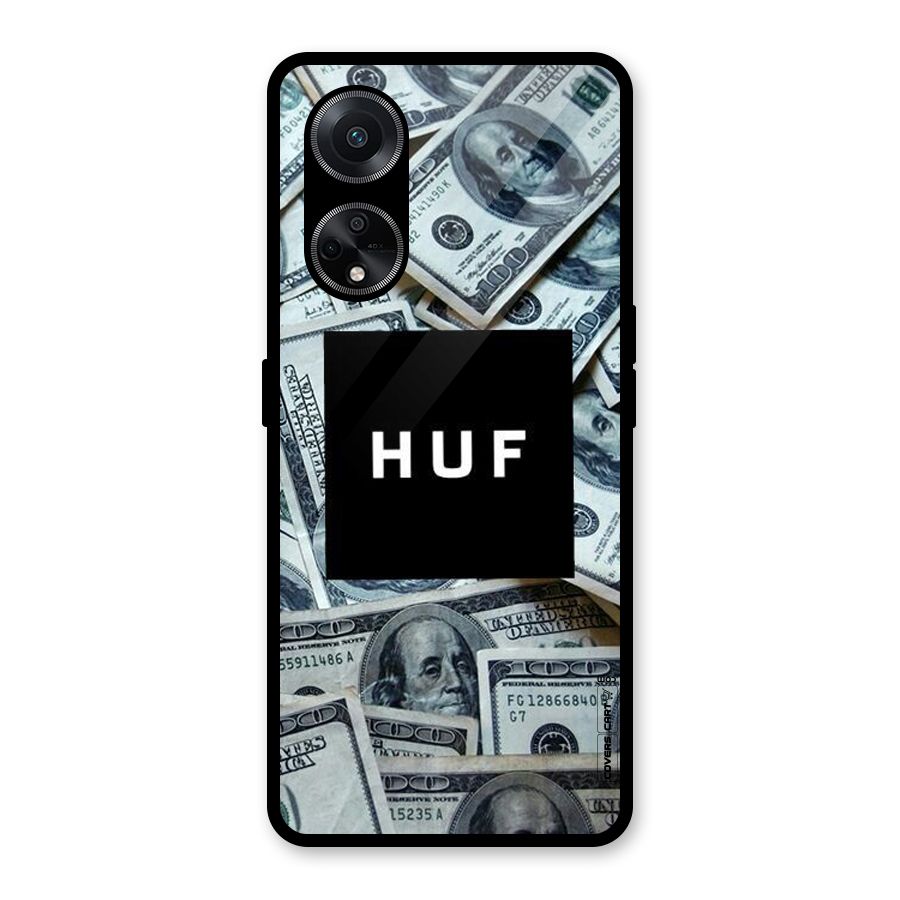 Money Life Glass Back Case for Oppo F23