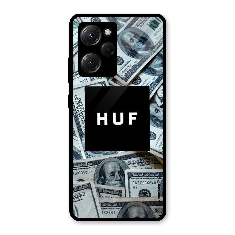 Money Life Glass Back Case for Poco X5 Pro