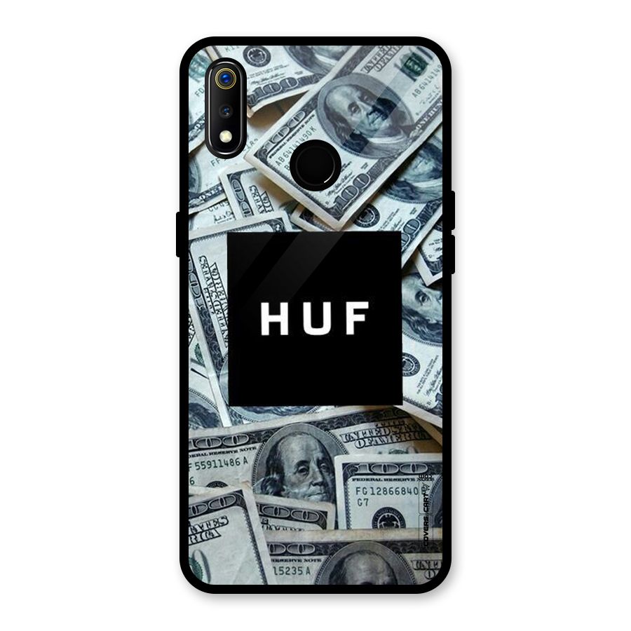 Money Life Glass Back Case for Realme 3i