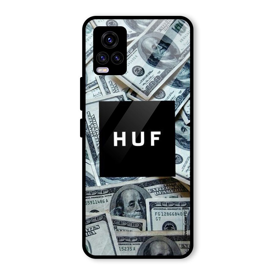 Money Life Glass Back Case for Vivo V20 2021
