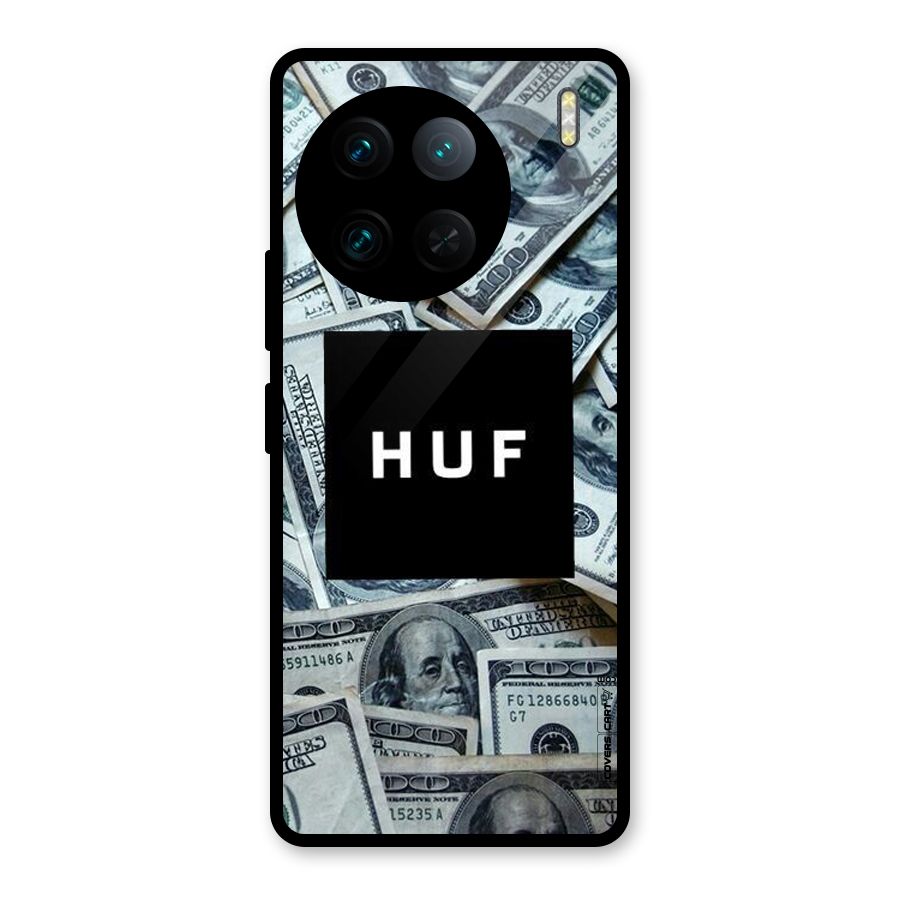 Money Life Glass Back Case for Vivo X90 Pro